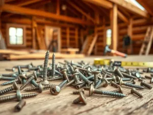 Wkręty ciesielskie w budowie domków letniskowych – praktyczne porady